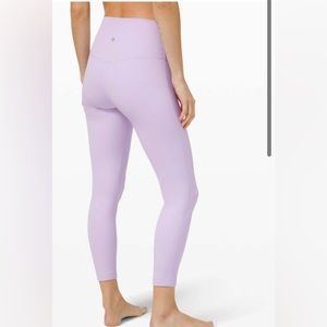 Lululemon align pant 25’ lavender dew